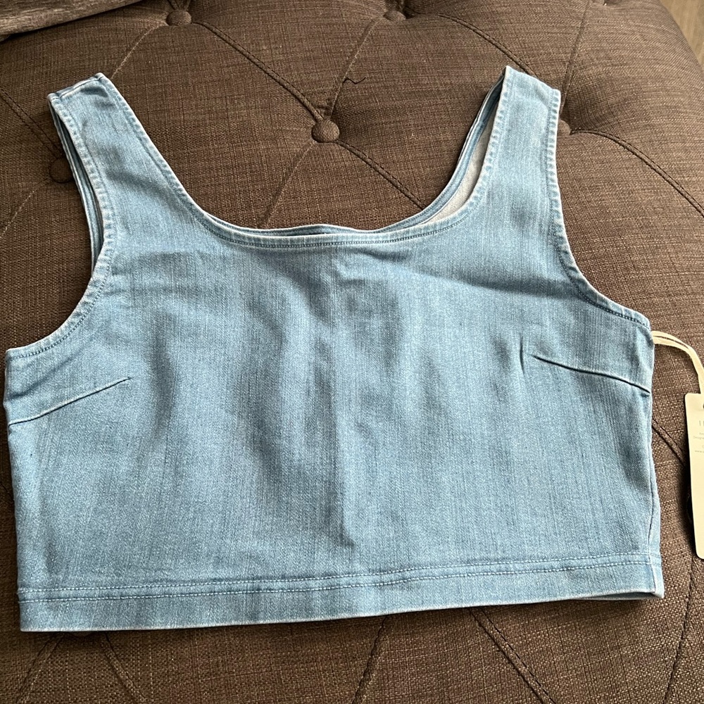 Denim top